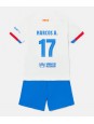 Barcelona Marcos Alonso #17 Venkovní dres pro děti 2023-24 Krátký Rukáv (+ trenýrky)